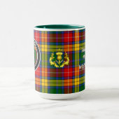 Badge du clan Buchanan & Mug Tartan (Centre)