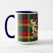 Badge du clan Buchanan & Mug Tartan (Gauche)