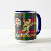 Badge du clan Buchanan & Mug Tartan (Devant droit)