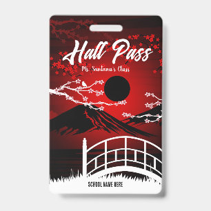 Badge du col du Red Blossom Hall