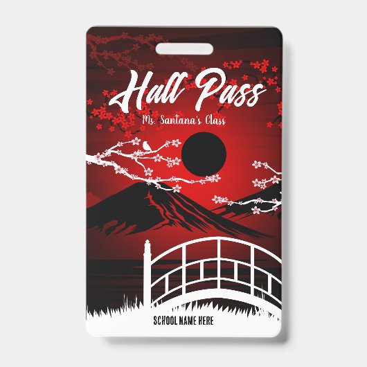 Badge du col du Red Blossom Hall (Avant)