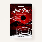 Badge du col du Red Blossom Hall (Dos)