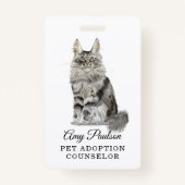 Badge du conseiller en adoption des animaux de com (Devant)