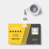 Badge du distributeur (Avant avec rétractable)