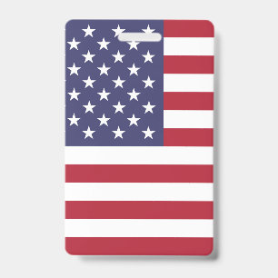 Badge du drapeau américain des États-Unis USA