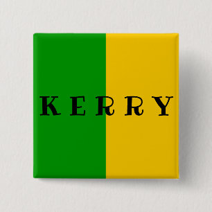 Badge du drapeau du comté de Kerry