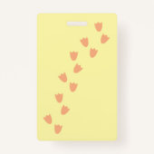 Badge du laissez-passer de salle de bain à canard  (Dos)