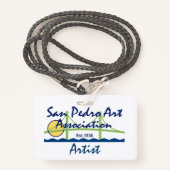 Badge du logo SPAA (Devant avec lanière)