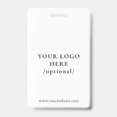 Badge du membre de l'établissement ou de l'entrepr (Arrière)