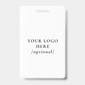 Badge du membre de l'établissement ou de l'entrepr (Arrière)