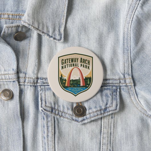 Badge du parc national Gateway Arch (En situation)