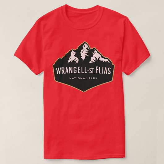 Badge du parc national WrangellSt Elias TShirt (Design devant)