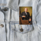 Badge Dwight Eisenhower Président Portrait de la Maison  (Insitu)