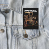 Badge Dystopia - Techno-Dystopian Streetwear Design (Insitu)