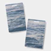 Badge Eau de mer de près (Avant & arrière)