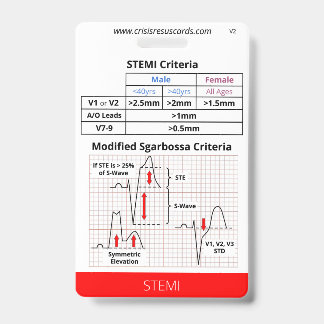 Badge ECG à haut risque/STEMI