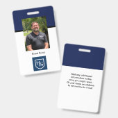 Badge Échantillon de l'école Highlands 5 (Avant & arrière)