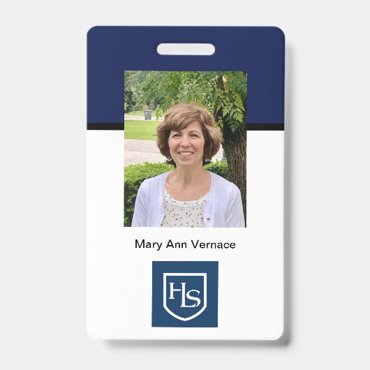 Badge Échantillon de l'école Highlands B (Avant)