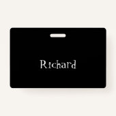 Badge Échec dans aucune option personnalisée (Dos)