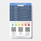 Badge Echelle de démence RAPIDE / Cheveux d'accueil (Arrière)