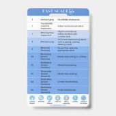 Badge Echelle de démence RAPIDE / Cheveux d'accueil (Avant)