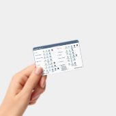 BADGE ÉCHELLE DE TRAJET (À main)