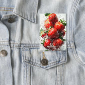Badge Éclaboussure de fraise (Insitu)