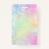 Badge éclaboussures d'encre de carte d'identité professi (Dos)