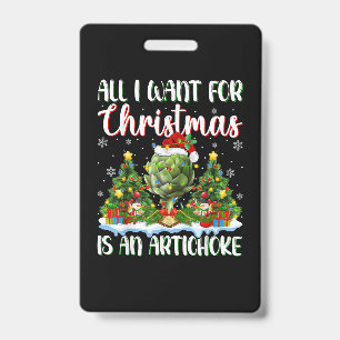 Badge Éclairage de Noël Papa Noël Tout ce que je veux po