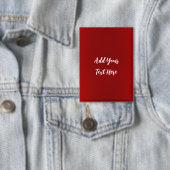 Badge Écriture professionnelle ajouter du texte rouge mo (Insitu)