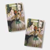 Badge Edgar Degas La Classe Danse (Avant & arrière)
