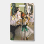 Badge Edgar Degas La Classe Danse (Arrière)