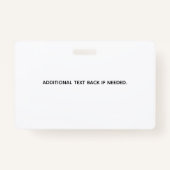 Badge Editable Pet ID Card ,Navy White Service Dog Logo (Dos)