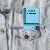 Badge Édition intérimaire Jouer script stylisé (Insitu)