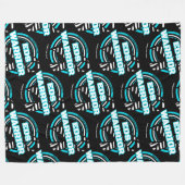 Badge...EDS Fleece Blanket Deken (Voorkant (Horizontaal))