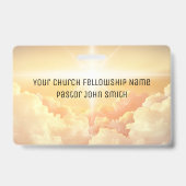 Badge Église chrétienne des nuages célestes (Avant)