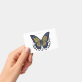 Badge Élégance Ethérée : Papillon romantique (Manuel / portable)