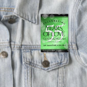 Badge Élégant 55e anniversaire de Mariage d'émeraude (Insitu)