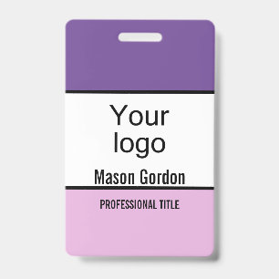 Badge élégant et minimaliste