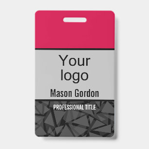 Badge élégant et minimaliste