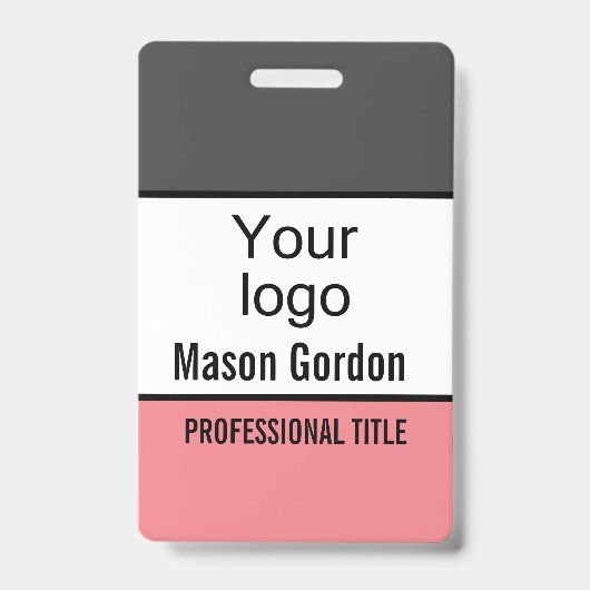 Badge Élégant, minimaliste (Avant)