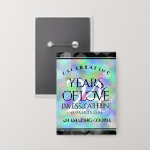 Badge Élégante 24e anniversaire du Mariage Opal (Recto/Verso)