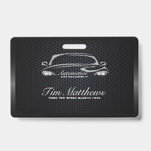 Badge Élégante entreprise de voiture minimaliste moderne
