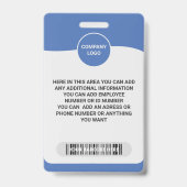 Badge Élever l'identité de votre équipe avec un employé  (Arrière)