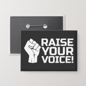Badge Élevez Votre Voix 2 W (Recto/Verso)