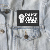 Badge Élevez Votre Voix 2 W (Insitu)