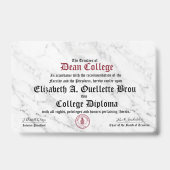 Badge Elizabeth A. Ouellette Brou (Avant)