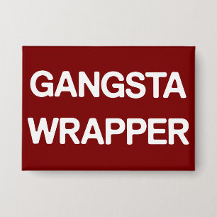Badge Emballage Gangsta Drôle de Noël Correspondant à la