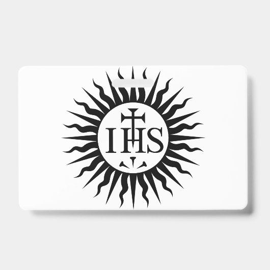 Badge Emblème de la Compagnie de Jésus Monogramme (Avant)