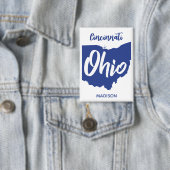 Badge Emplacement personnalisé et nom Ohio (Insitu)